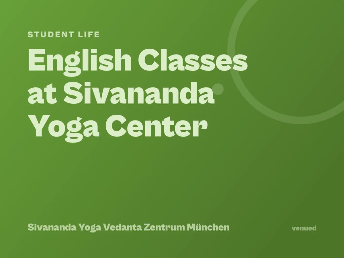 English Classes at Sivananda Yoga Center