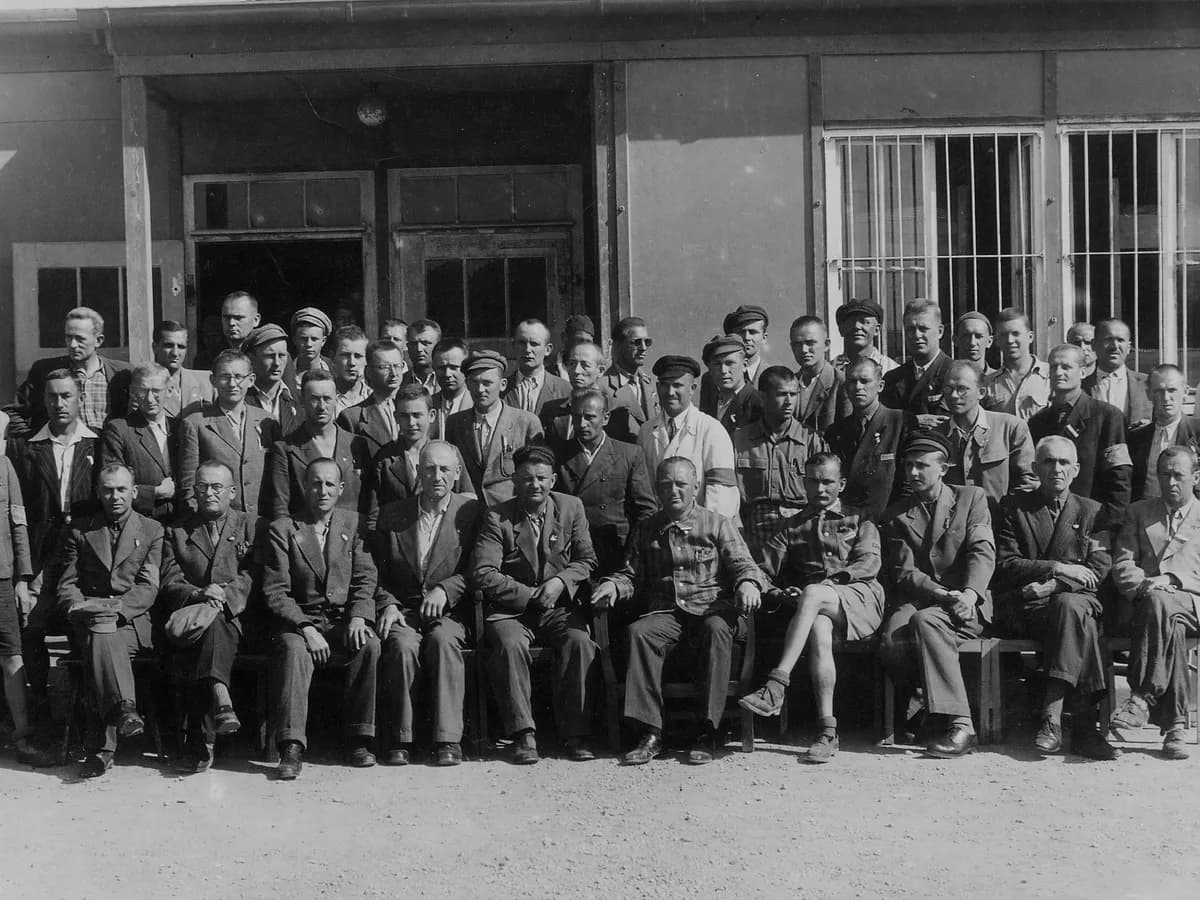 Polish Prisoners in Dachau Concentration Camp