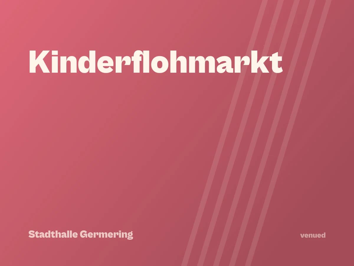 Children's Flea Market at Stadthalle Germering
