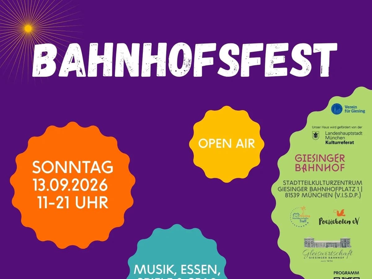 Open Air Festival at Giesinger Bahnhof