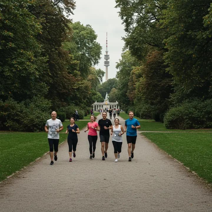 Run through Englischer Garten